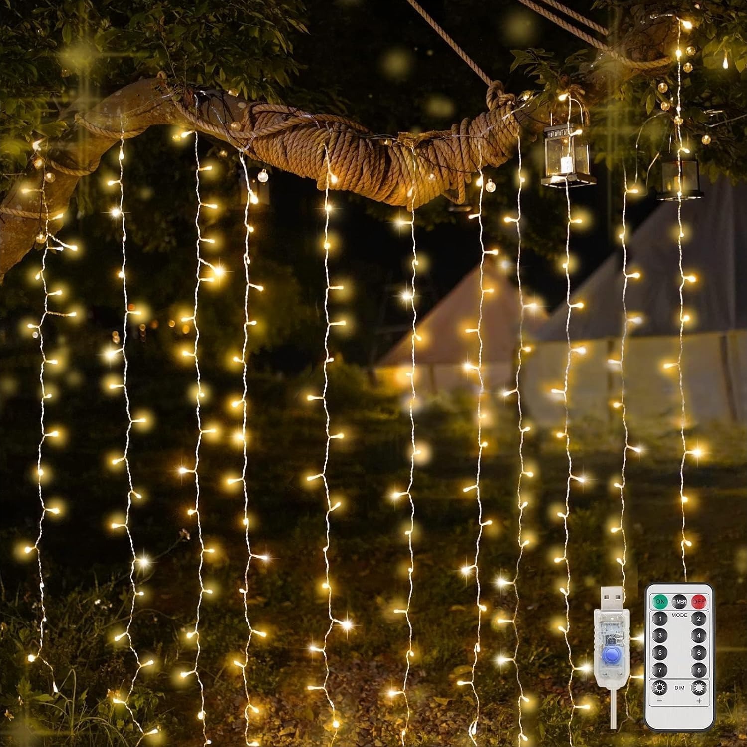 Wedding Backdrop Curtain - Curtain Lights For Bedroom 200 Led
