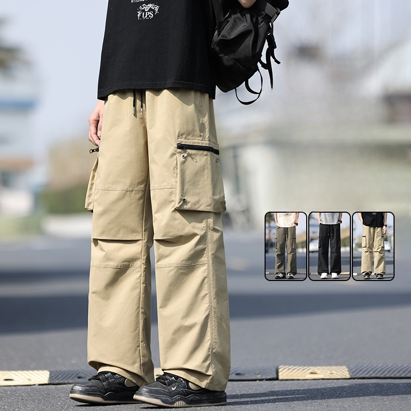 Wedding Job - Streetwear Men's Baggy Cargo Pants Summer