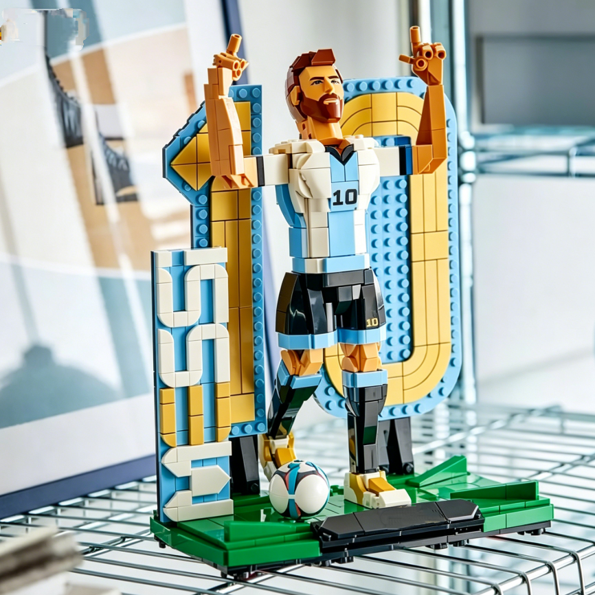 Wedding Superstar - Popular 958pcs Football Superstar Number 10