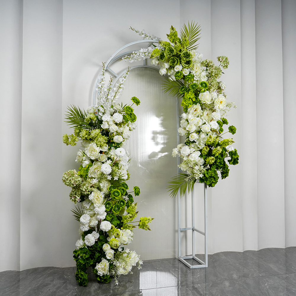 Luxury White Green Arrangement - مراجعة Wedding Event Supply وسعره