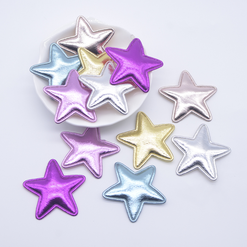 50Pcs 40mm Leather Star Appliq - مراجعة Wedding Superstar وسعره
