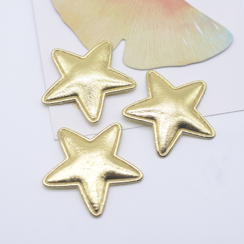 50Pcs 40mm Leather Star Appliq - مراجعة Wedding Superstar وسعره