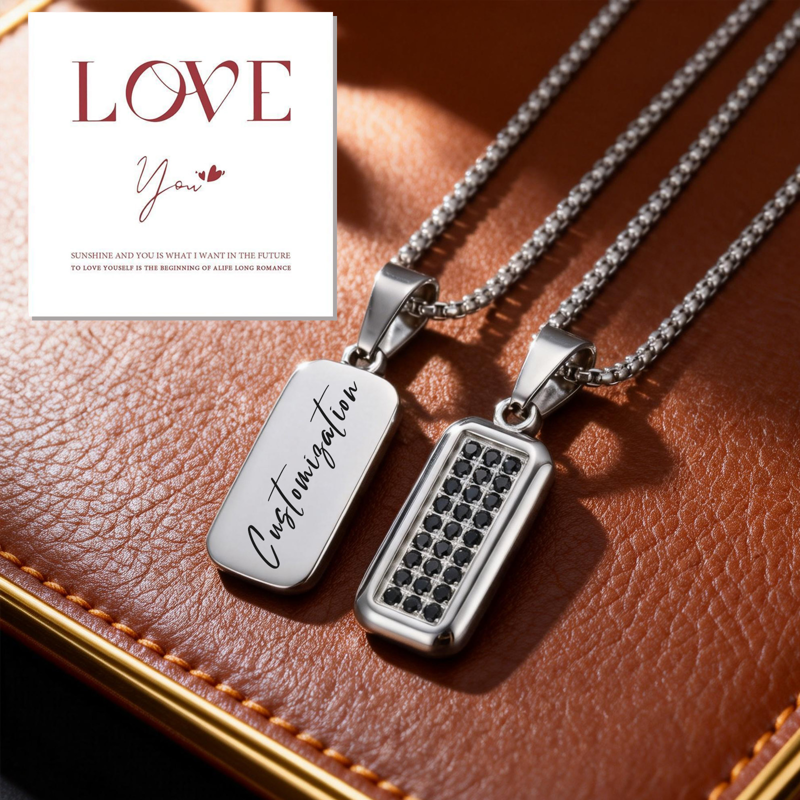 Personalization Dog Tag Neckla - مراجعة Wedding Job وسعره