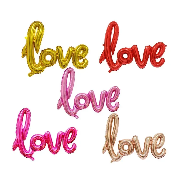 1pc Small Love Letter Foil Bal - مراجعة Wedding Qq وسعره