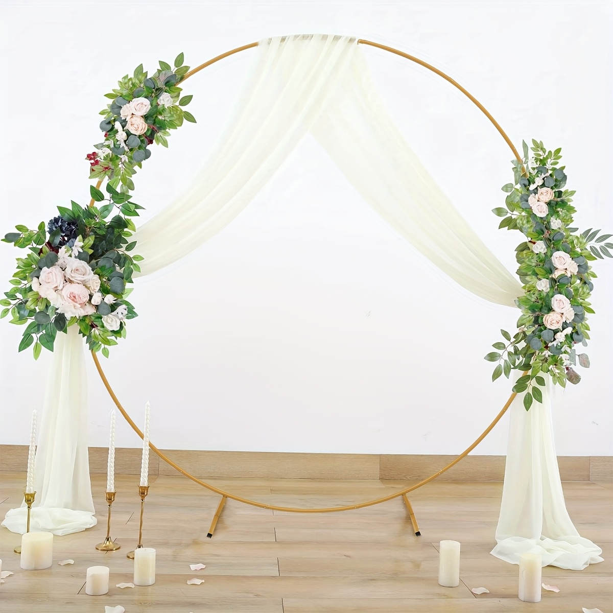 5.9-6.6-7FT Metal Circular Bal - مراجعة Wedding Balloon Arch وسعره