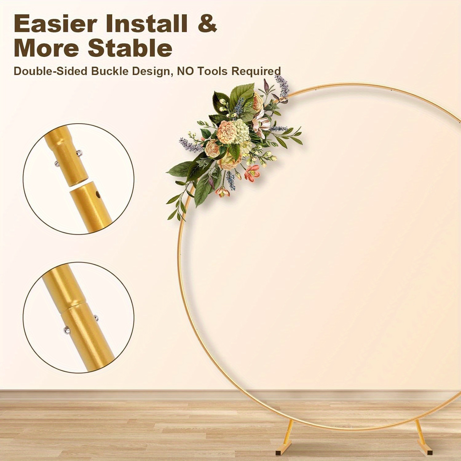 5.9-6.6-7FT Metal Circular Bal - مراجعة Wedding Balloon Arch وسعره