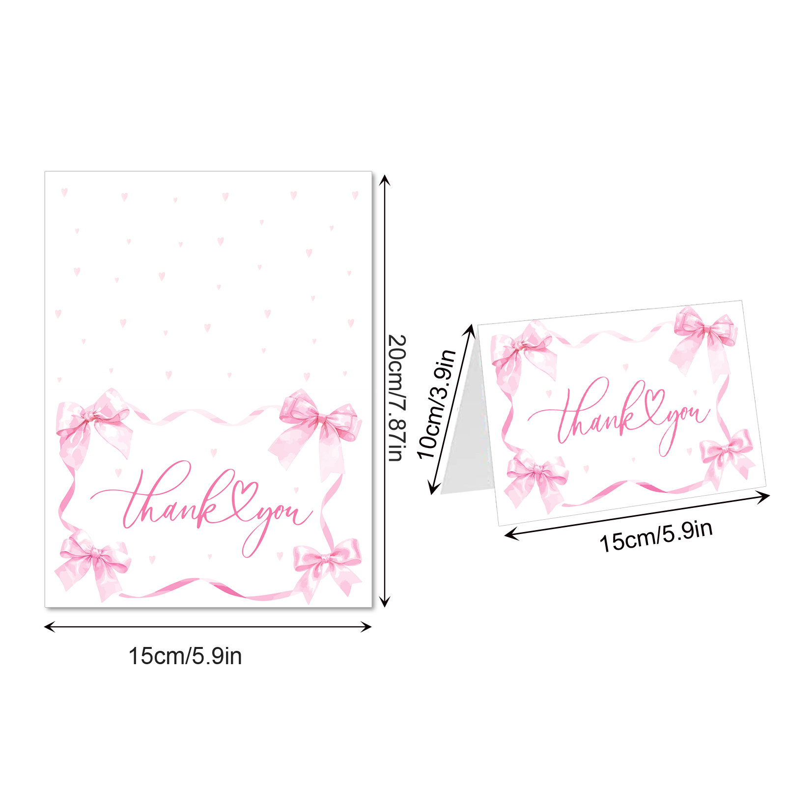 13pcs Pink Bow Tie Greeting Ca - مراجعة Wedding Sutra وسعره