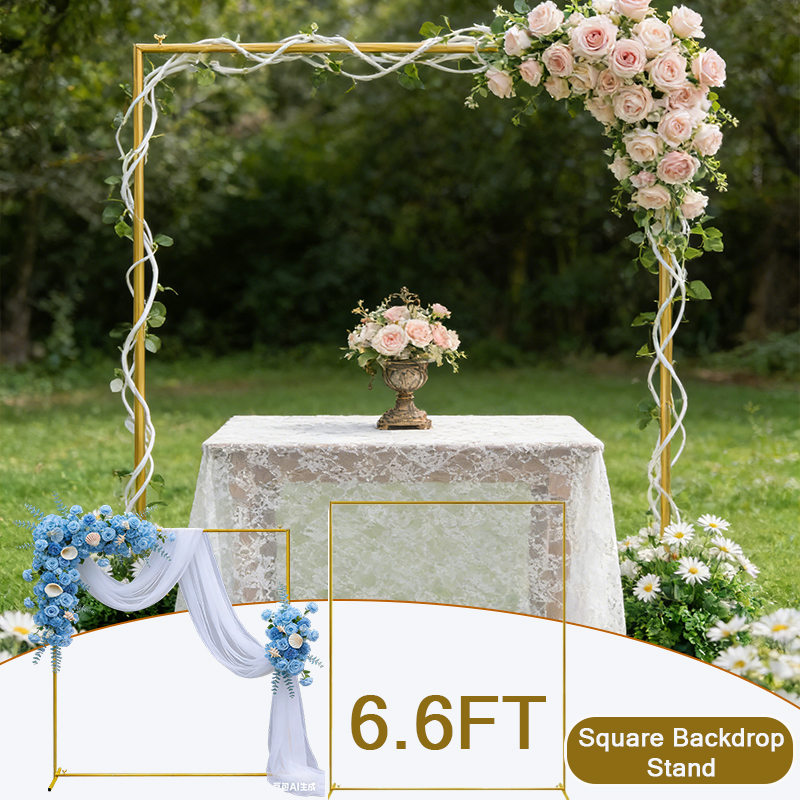 Wedding Arch 6.6FT X 6.6FT Squ - مراجعة Wedding Balloon Arch وسعره