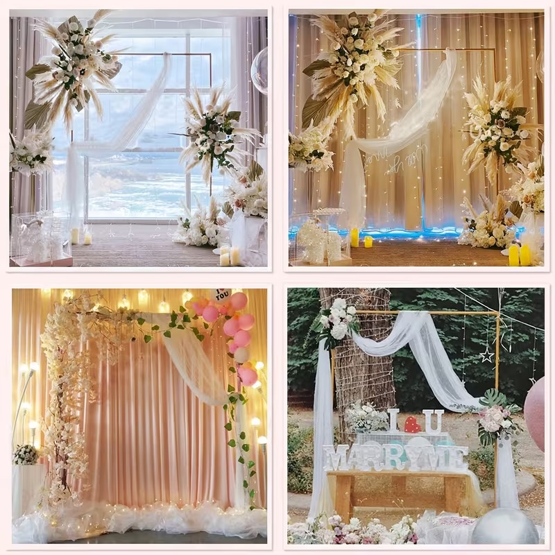 Wedding Arch 6.6FT X 6.6FT Squ - مراجعة Wedding Balloon Arch وسعره