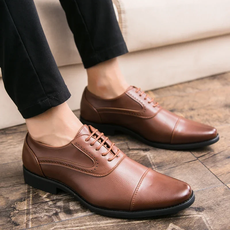 Men Leisure Derby Shoes Busine - مراجعة Wedding Job وسعره