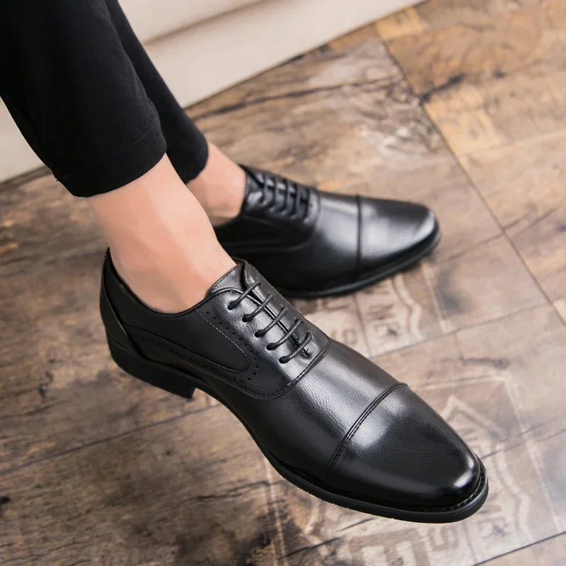 Men Leisure Derby Shoes Busine - مراجعة Wedding Job وسعره