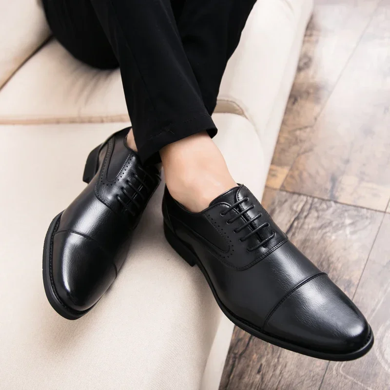 Men Leisure Derby Shoes Busine - مراجعة Wedding Job وسعره