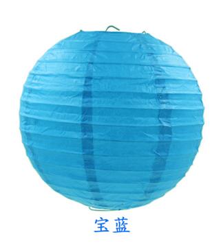 Blue Color China Paper Lantern - مراجعة Wedding Event Supply وسعره