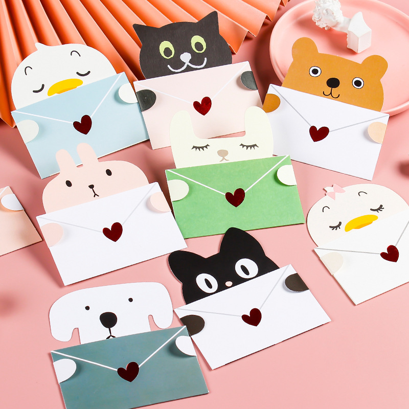 9Pcs Cartoon Animal Gift Card  - مراجعة Wedding Sutra وسعره