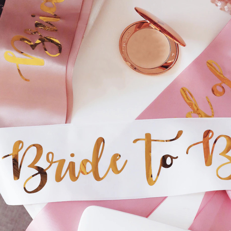 Custom Bridal Sash Bachelorett - مراجعة Bride Tribe Sash وسعره