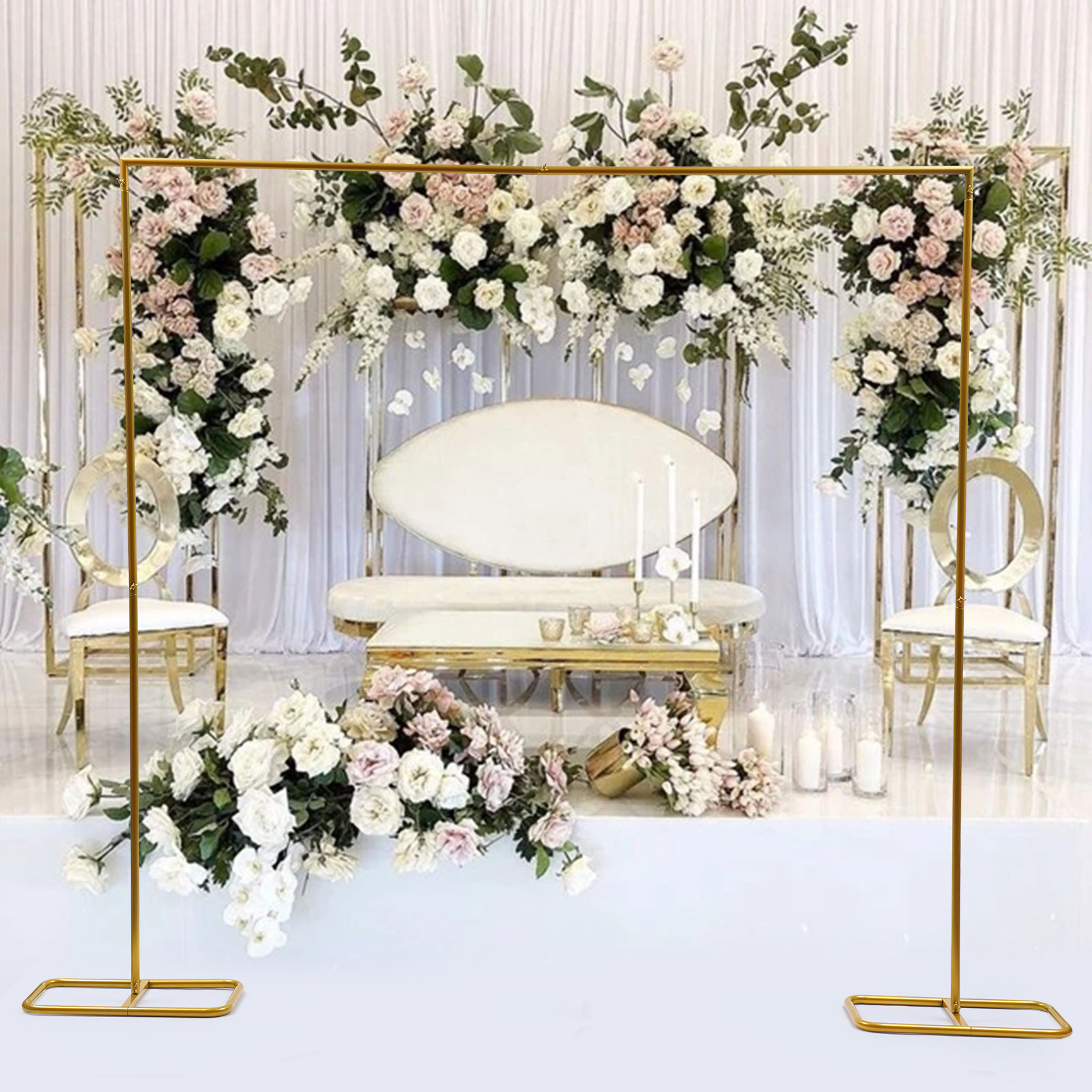 2.1x2m / 79x83inch Gold Weddin - مراجعة Wedding Balloon Arch وسعره