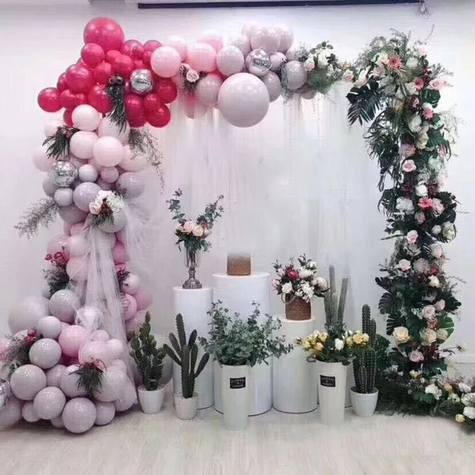 2.1x2m / 79x83inch Gold Weddin - مراجعة Wedding Balloon Arch وسعره