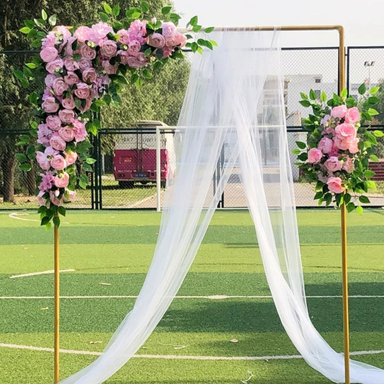 2.1x2m / 79x83inch Gold Weddin - مراجعة Wedding Balloon Arch وسعره