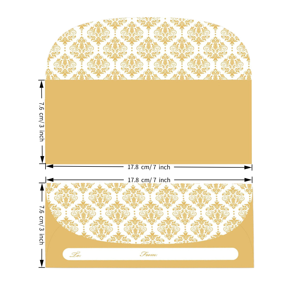 25/50 Pcs Cash Gift Envelopes  - مراجعة Wedding Sutra وسعره