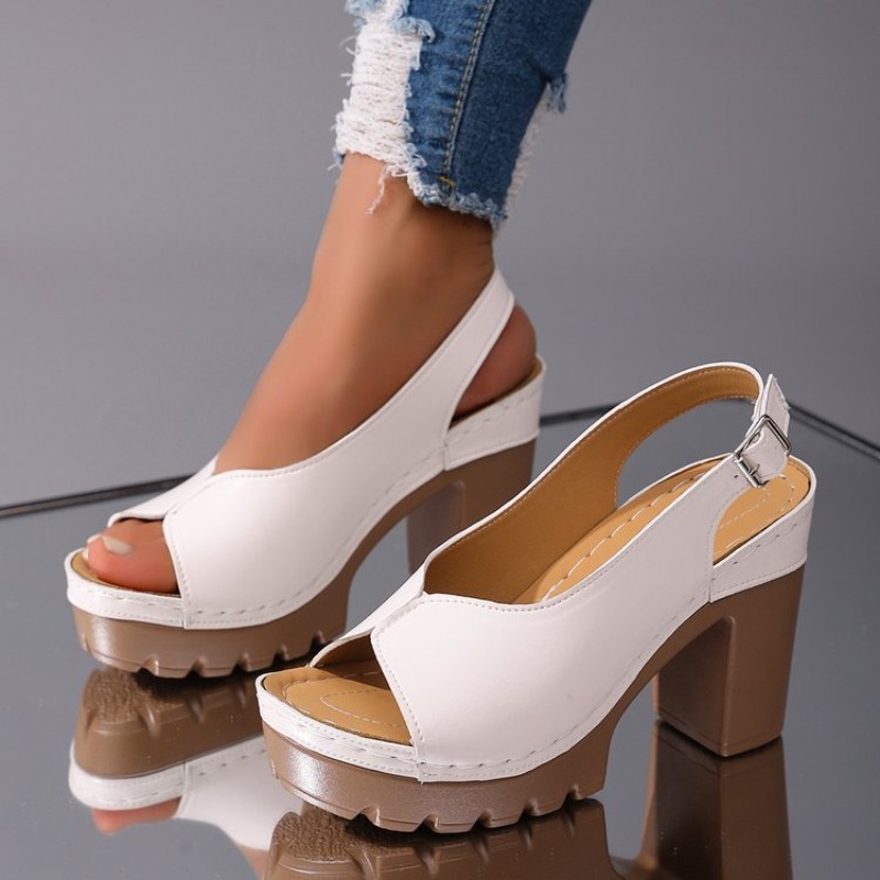Women's Sandals Chunky High He - مراجعة Wedding Fx وسعره