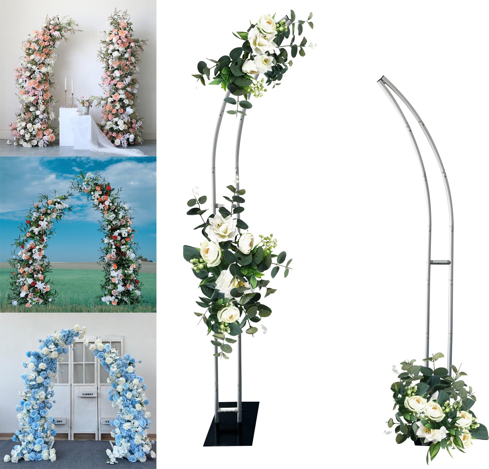 Half Arch Balloon Stand, Flowe - مراجعة Wedding Balloon Arch وسعره