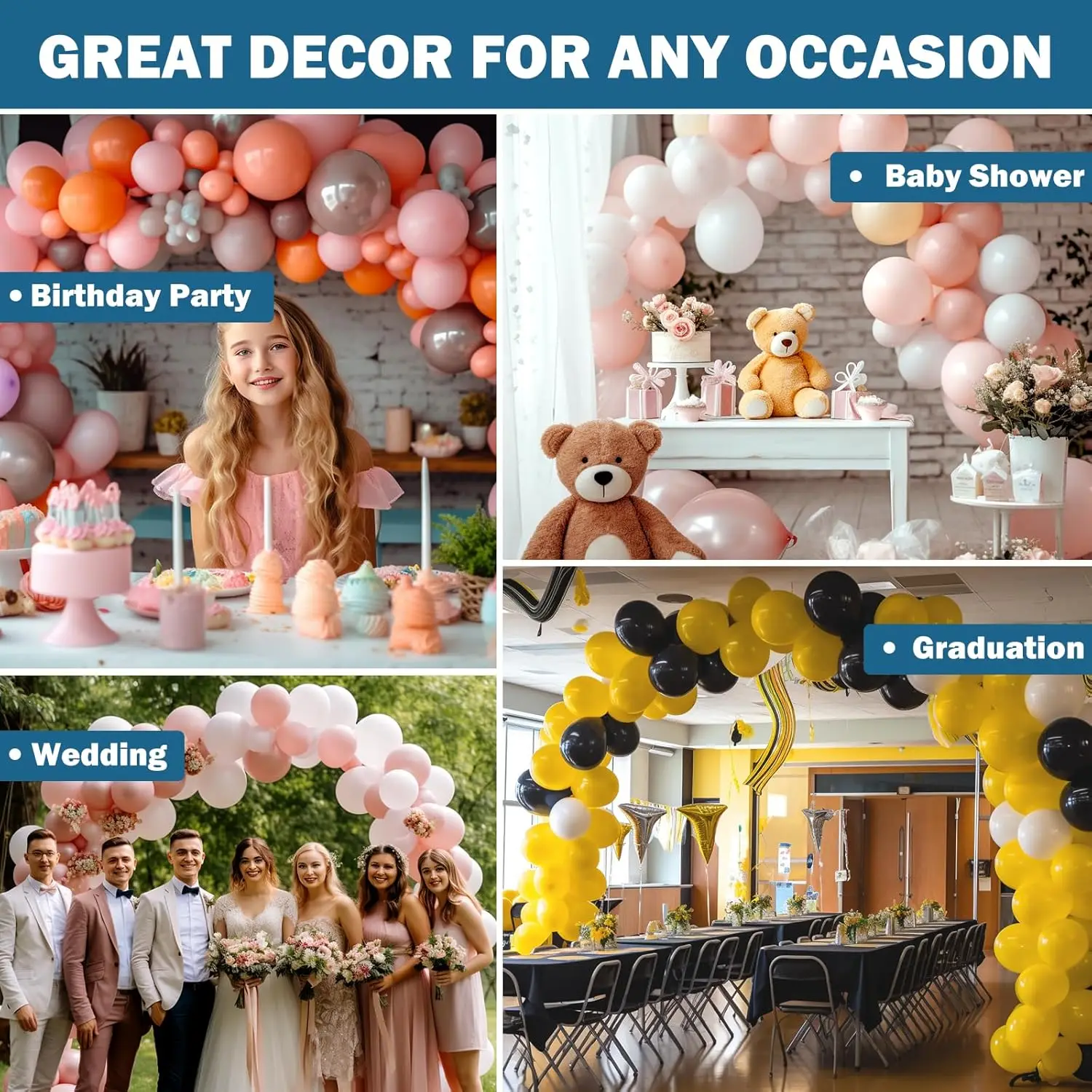 32.8 Feet Balloon Arch Garland - مراجعة Wedding Balloon Arch وسعره