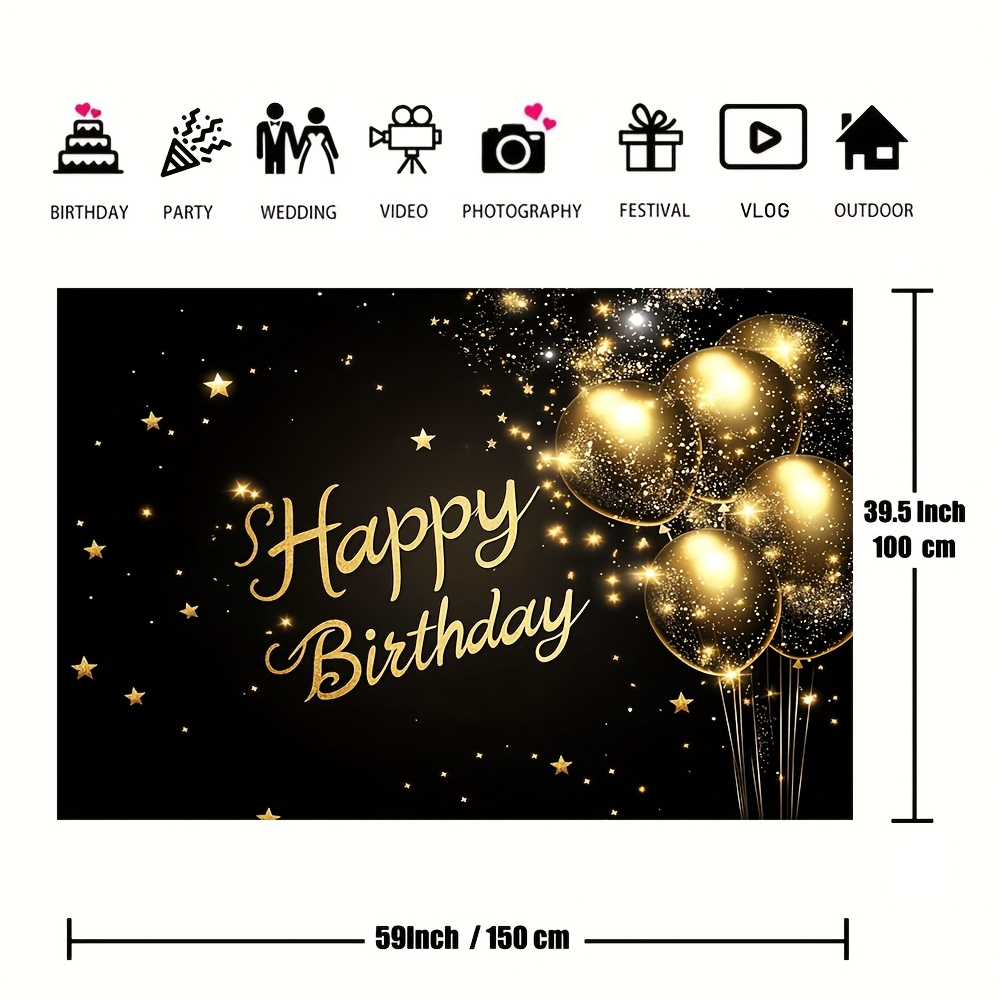 1pc super large black and gold - مراجعة Wedding Superstar وسعره