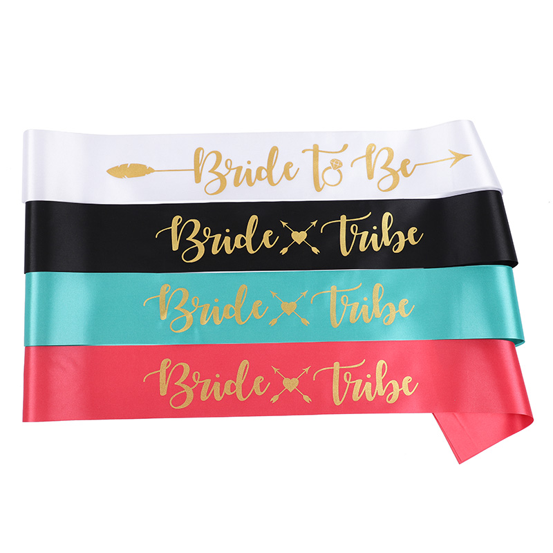 1Set Bride to be Bride Tribe S - مراجعة Bride Tribe Sash وسعره