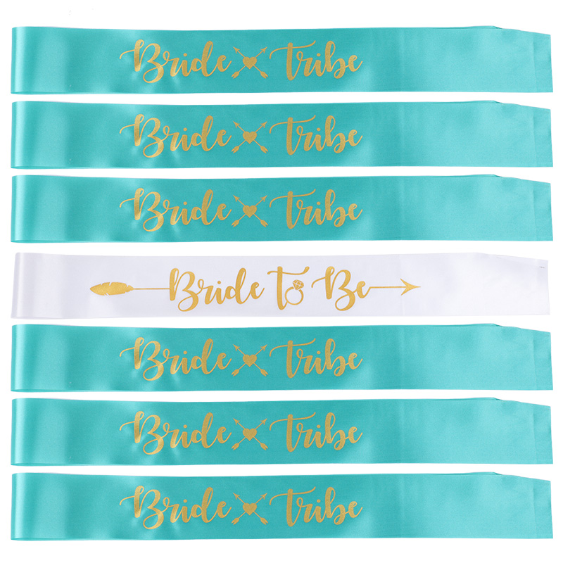 1Set Bride to be Bride Tribe S - مراجعة Bride Tribe Sash وسعره