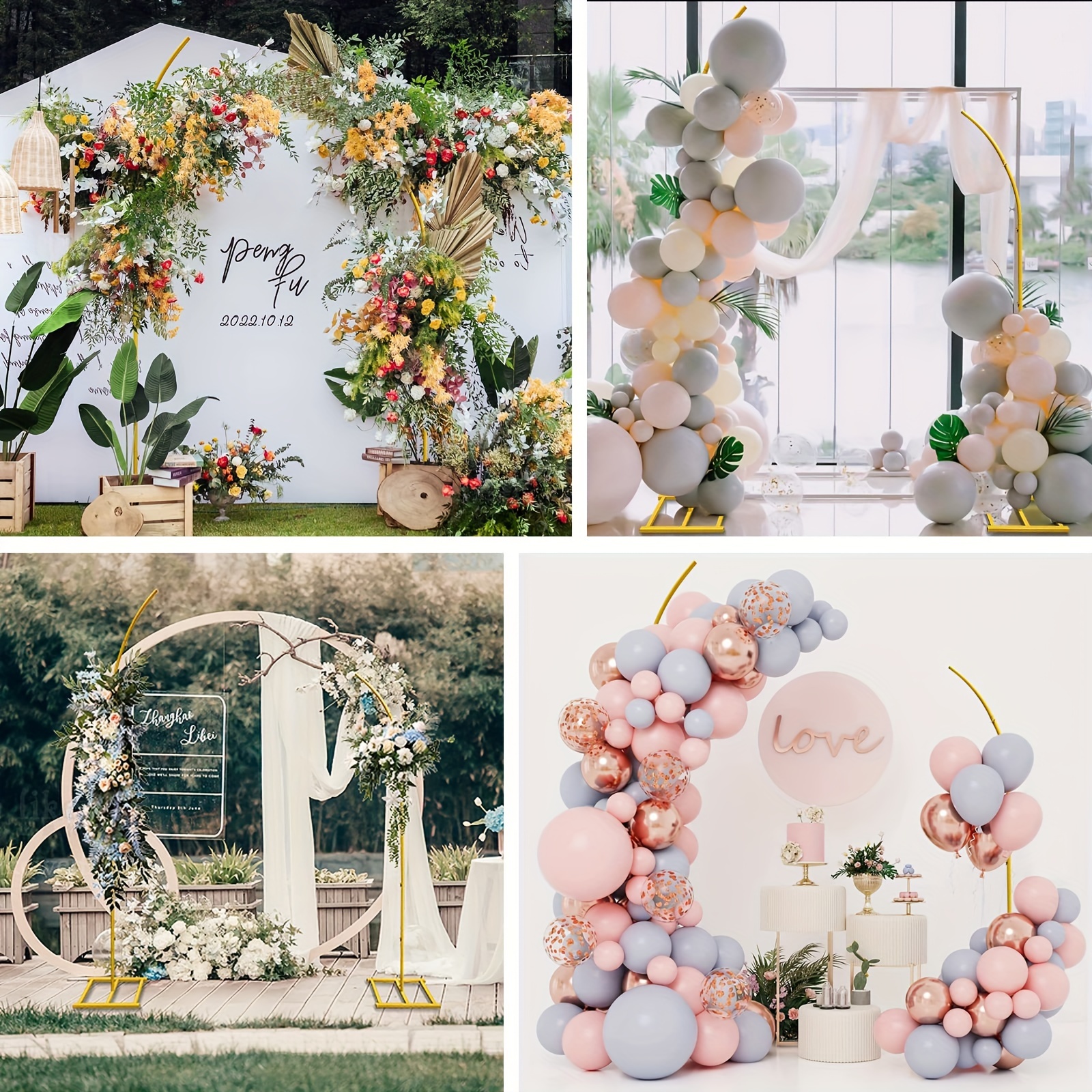 Metal Balloon Arch Backdrop St - مراجعة Wedding Balloon Arch وسعره
