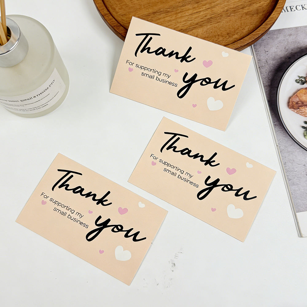 50/100pcs Thank You Cards, for - مراجعة Wedding Supply Online Store وسعره