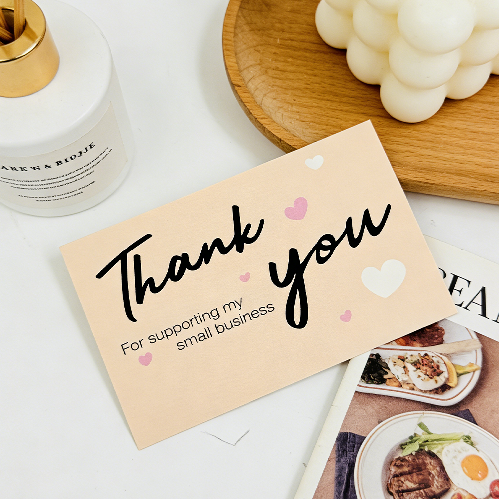50/100pcs Thank You Cards, for - مراجعة Wedding Supply Online Store وسعره