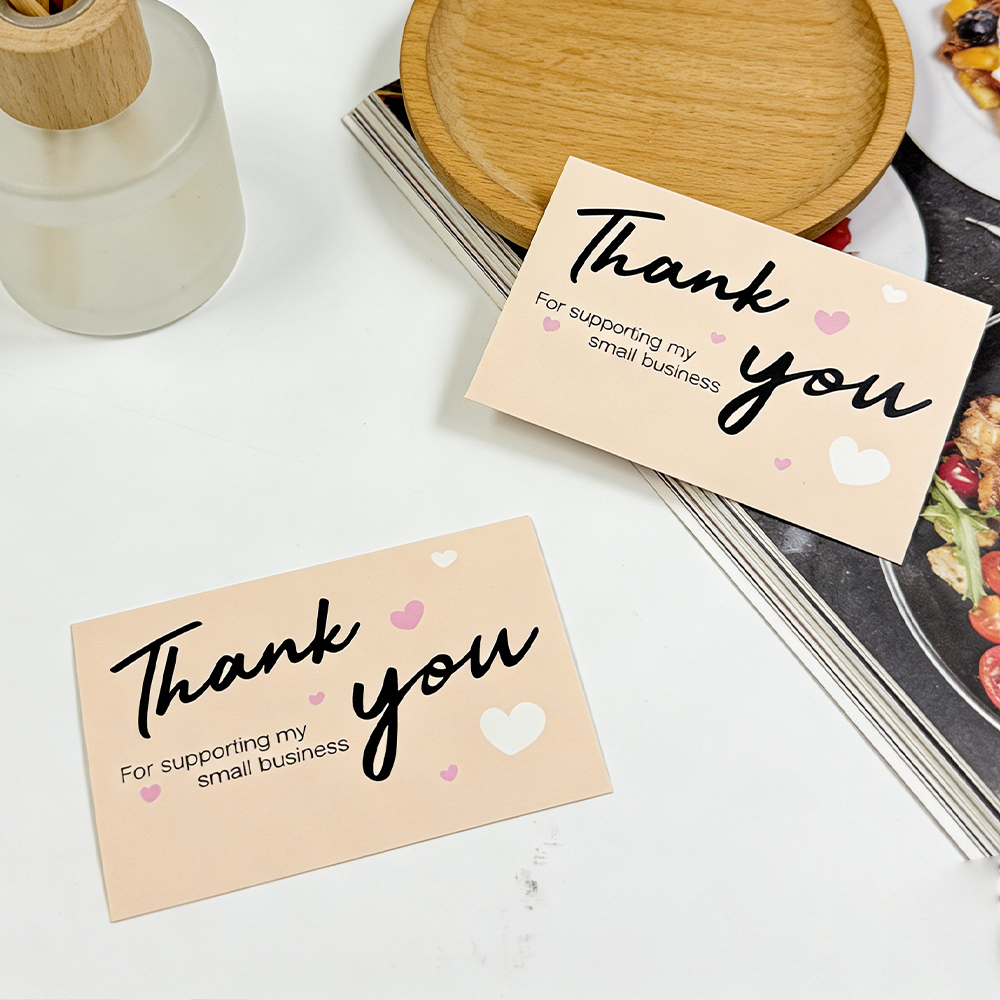 50/100pcs Thank You Cards, for - مراجعة Wedding Supply Online Store وسعره