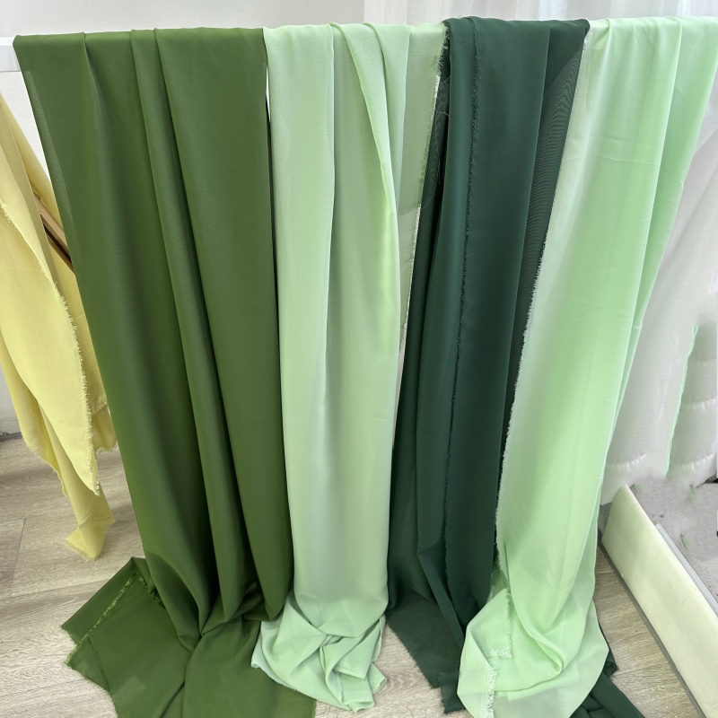 Olive Avocado Green Chiffon Fa - مراجعة Wedding Backdrop Curtain وسعره