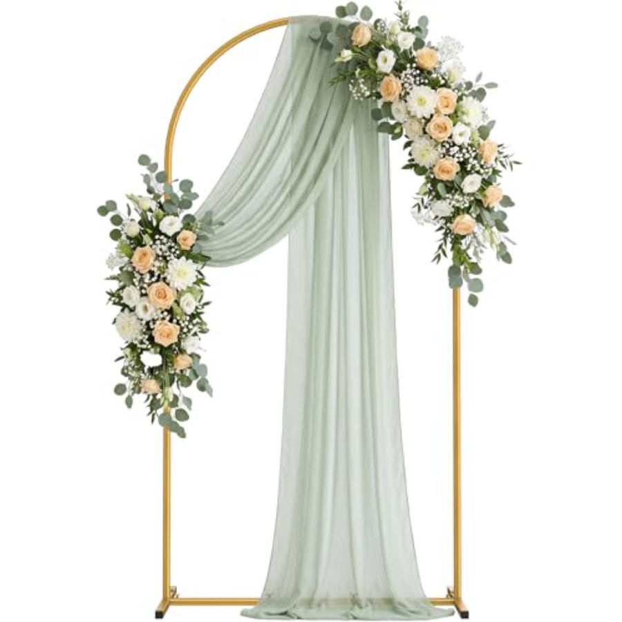 6. Arch Backdrop Stand, Metal  - مراجعة Wedding Balloon Arch وسعره