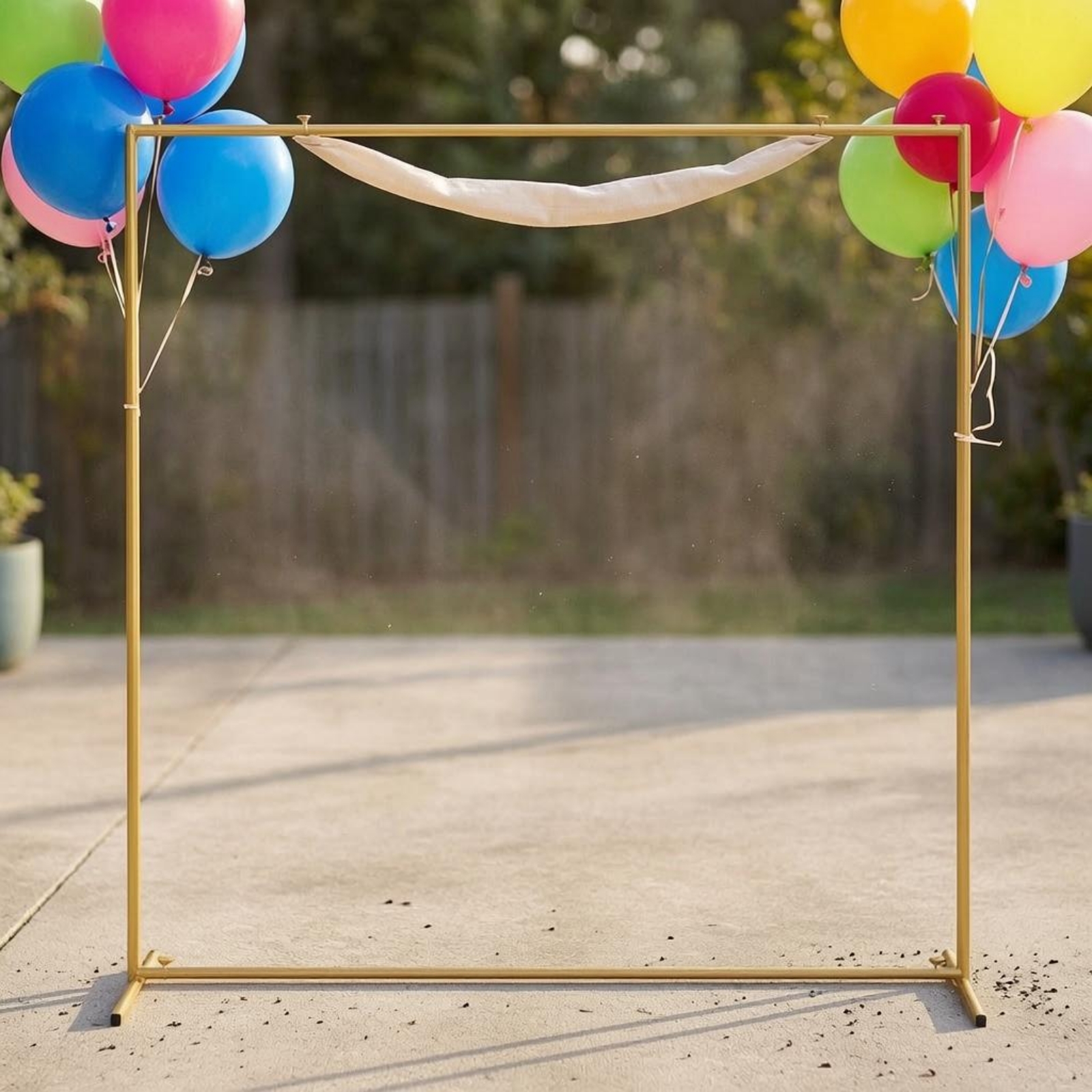 Square Backdrop Frame Stable B - مراجعة Wedding Balloon Arch وسعره