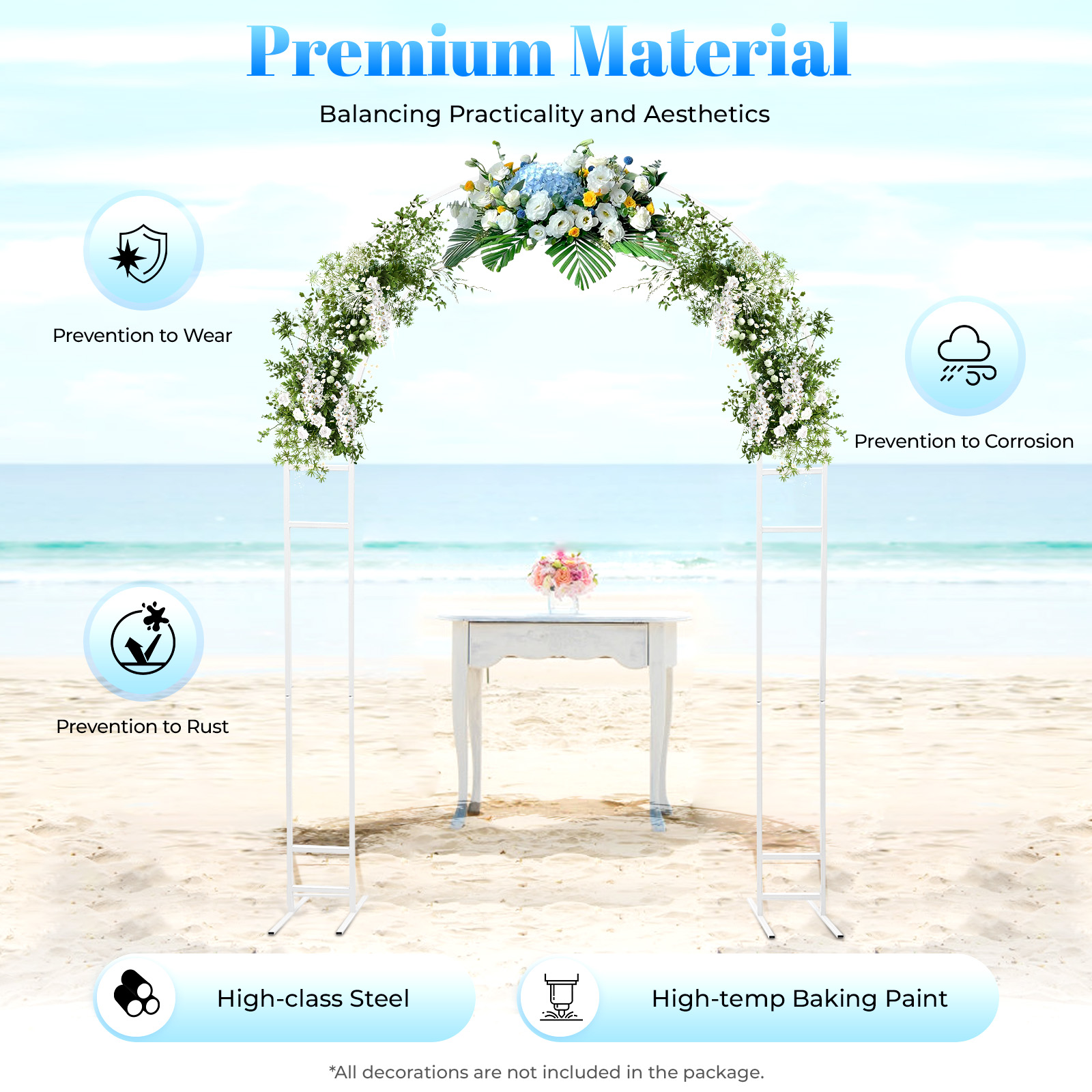 Metal Wedding Stand Arch Frame - مراجعة Wedding Balloon Arch وسعره