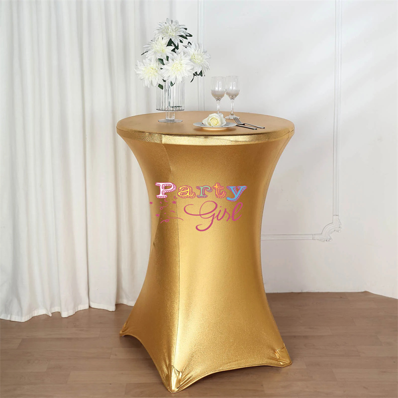 Hot Sale Metallic Spandex Tabl - مراجعة Wedding Qq وسعره