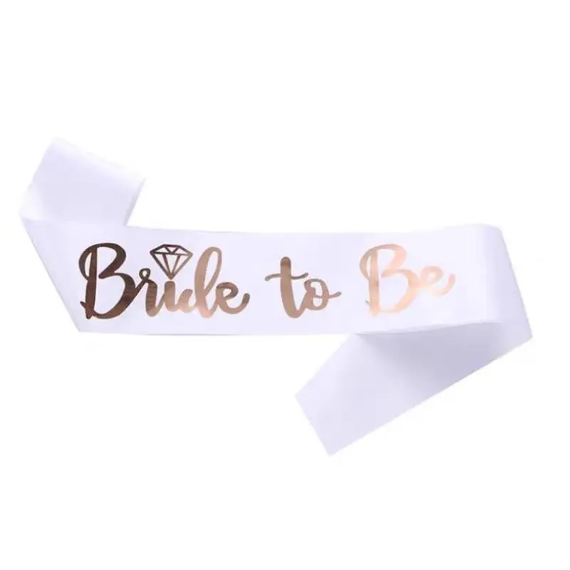1 Set Bridal Sash Rose Gold De - مراجعة Bride Tribe Sash وسعره