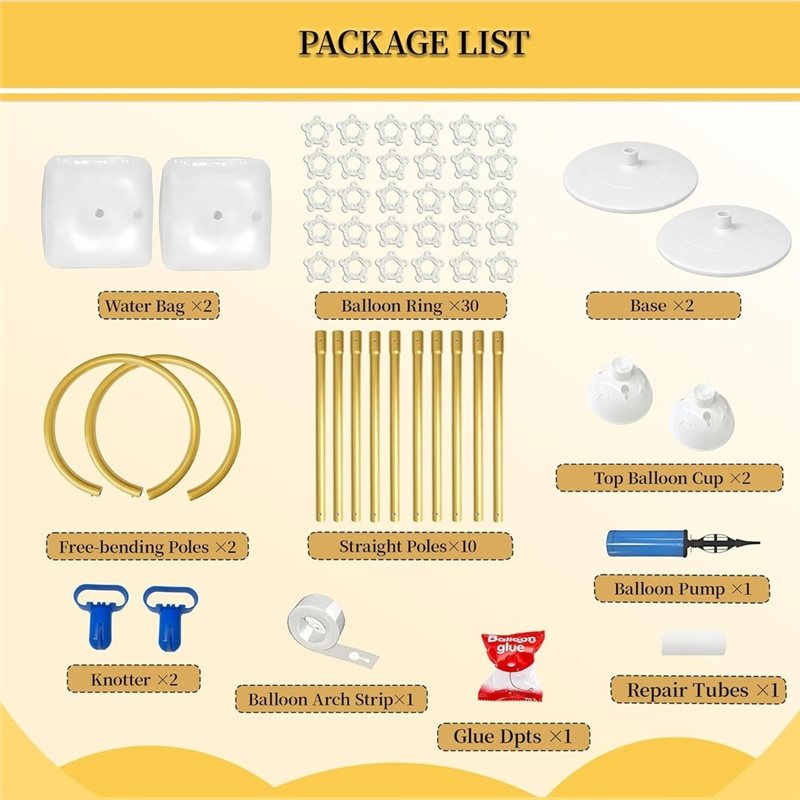 RMWIN-Half Balloon Arch Kit Wi - مراجعة Wedding Balloon Arch وسعره