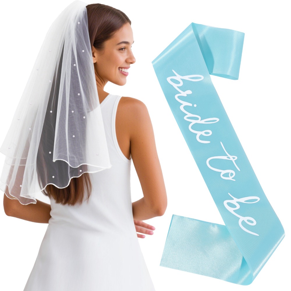 2pcs Pearl Bride To Be Satin S - مراجعة Bride Tribe Sash وسعره
