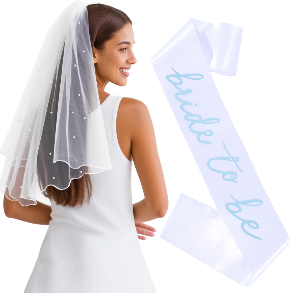 2pcs Pearl Bride To Be Satin S - مراجعة Bride Tribe Sash وسعره