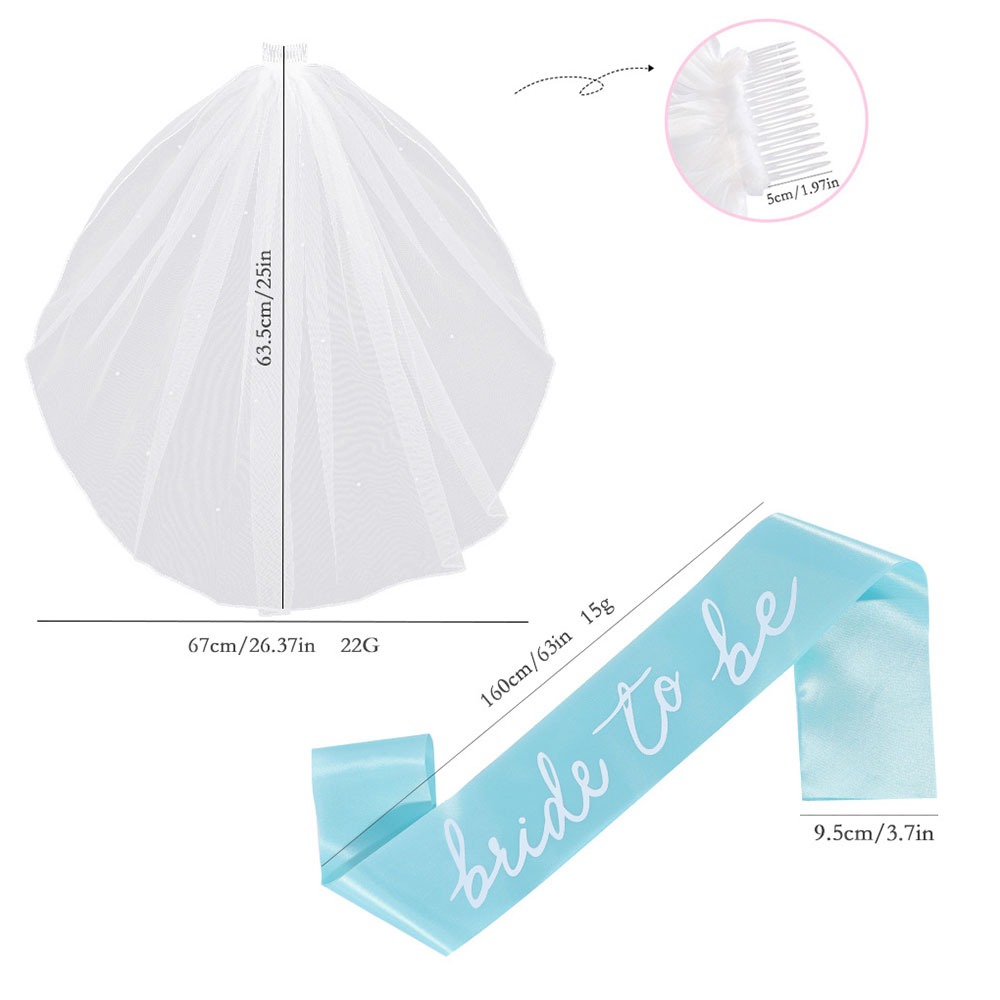 2pcs Pearl Bride To Be Satin S - مراجعة Bride Tribe Sash وسعره