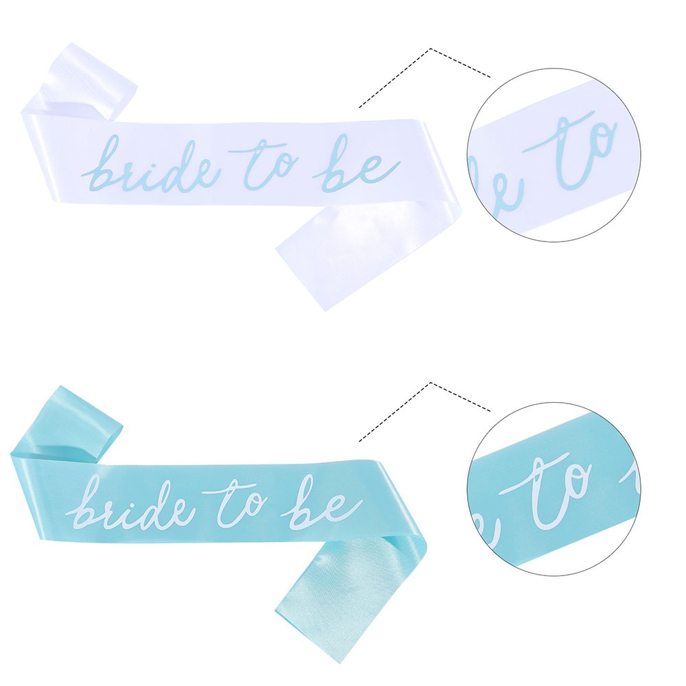 2pcs Pearl Bride To Be Satin S - مراجعة Bride Tribe Sash وسعره