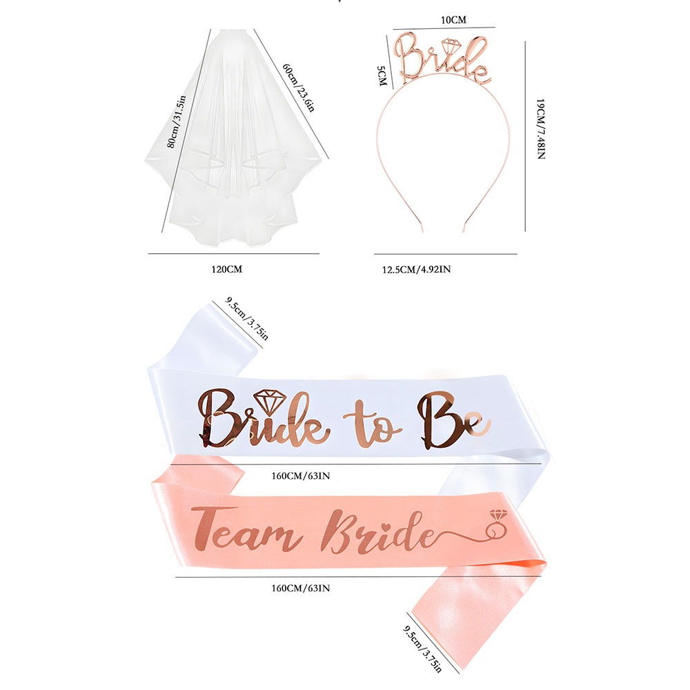 Set 13pcs Bachelorette Party S - مراجعة Bride Tribe Sash وسعره