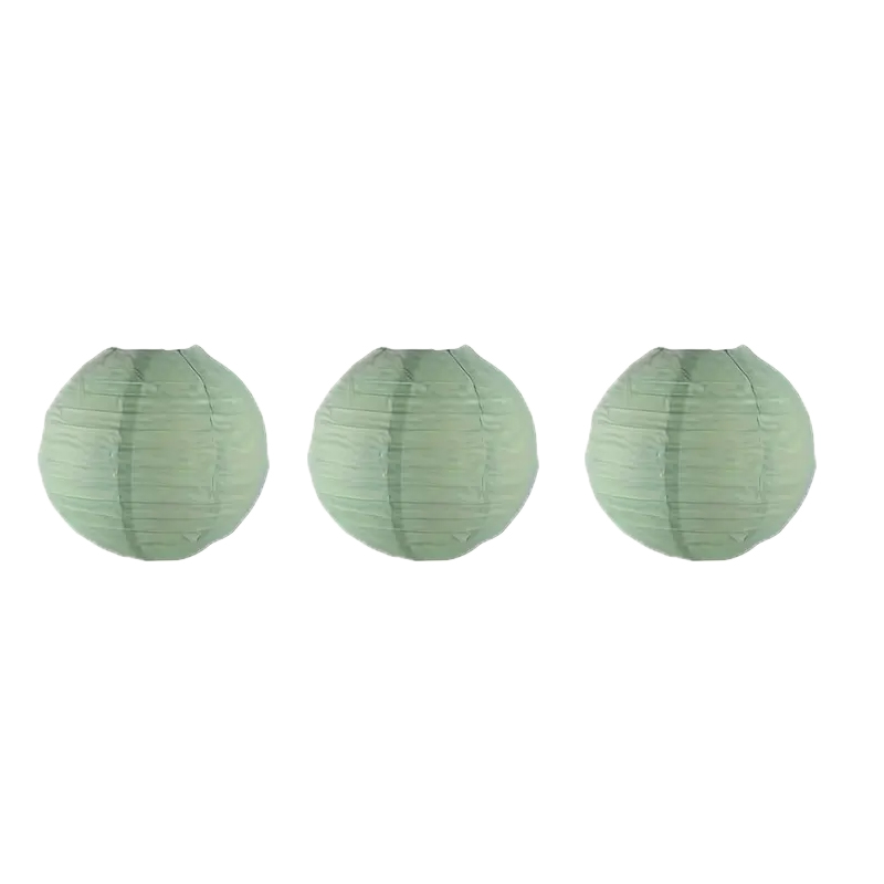3Pcs Round Hanging Sage Green  - مراجعة Wedding Event Supply وسعره