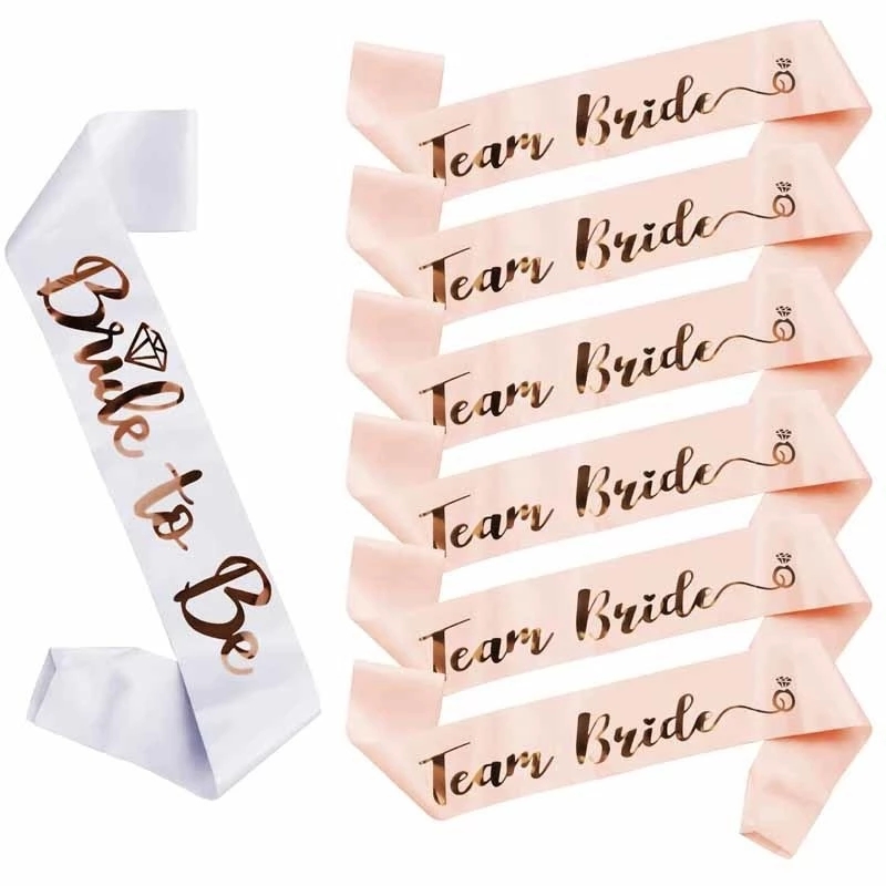1Set Bride To Be Team Bride Sa - مراجعة Bride Tribe Sash وسعره