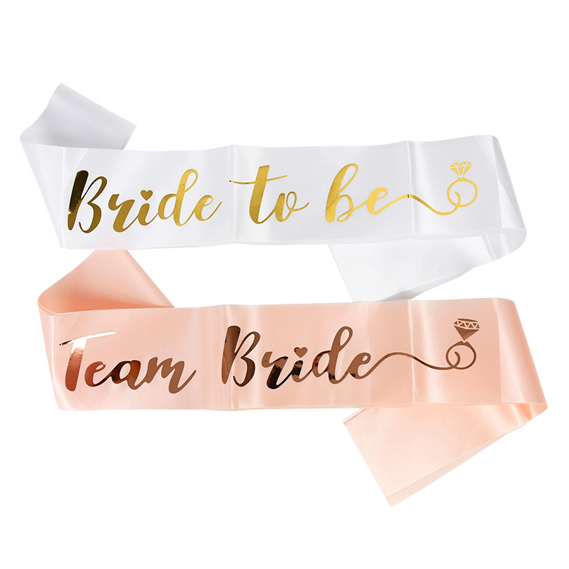 1Set Bride To Be Team Bride Sa - مراجعة Bride Tribe Sash وسعره