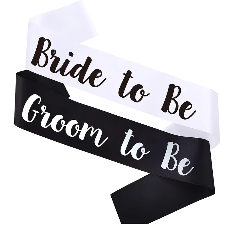Groom Bride to Be Sash Bridal  - مراجعة Bride Tribe Sash وسعره