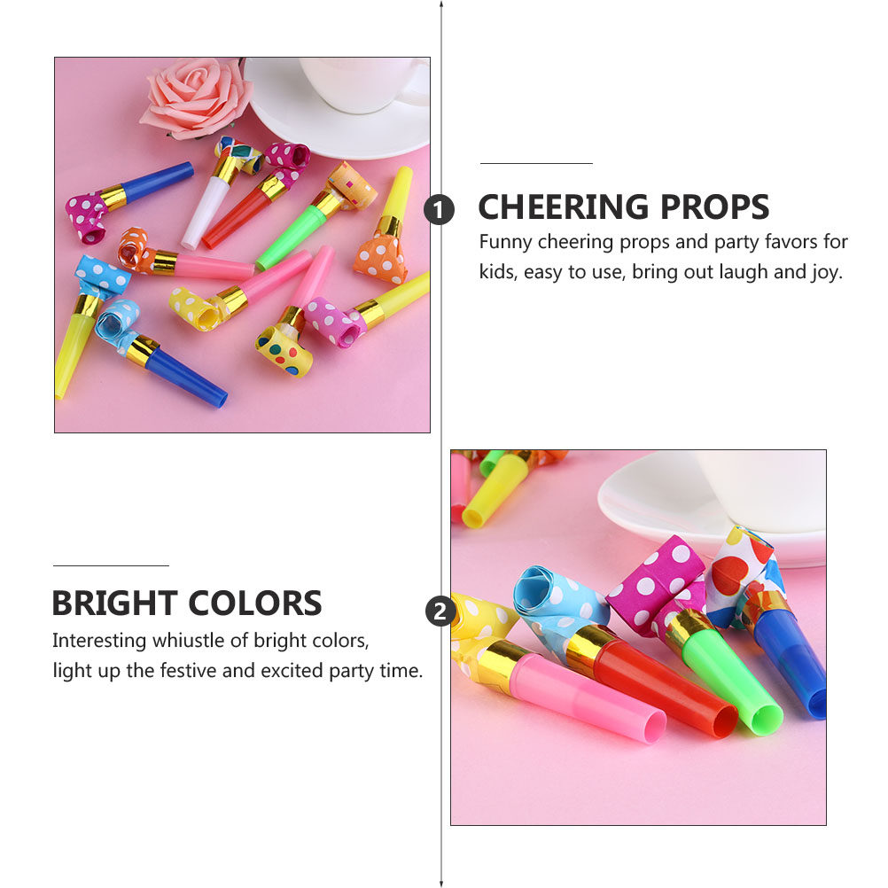 50Pcs Vibrant Cheering Whistle - مراجعة Wedding Event Supply وسعره